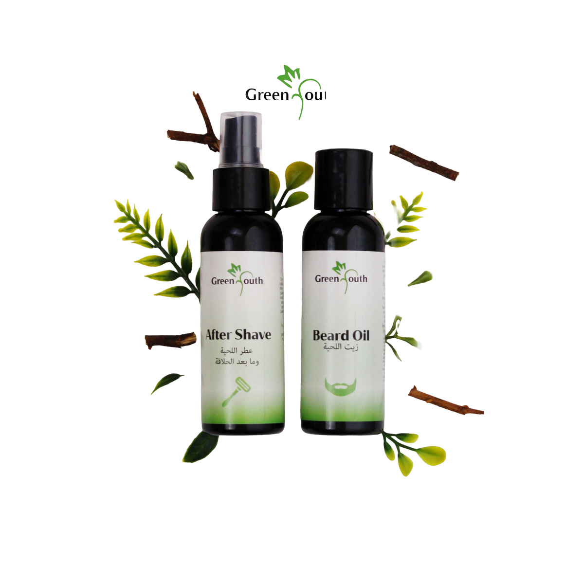 Unleash Boldness: Green Youth's Shave & Beard Collection